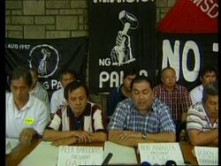 PHILIPPINES: PAL FLIGHT ATTENDANTS THREATEN TO JOIN PILOT'S STRIKE News Clip