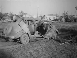 Tornado kills two in Texas Stock Footage
