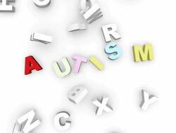 Autism letters Stock Footage