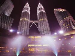The Petronas Towers Stock Footage