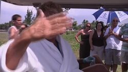 US long distance swimmer Nyad attempts swim from Havana to Florida Keys again News Clip