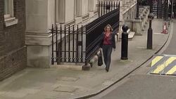 Amber Rudd Arrives at Downing Street News Clip