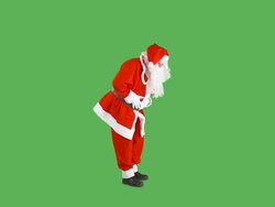 Santa Laughing Stock Footage