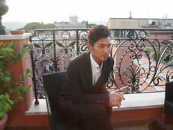 INTERVIEW: Wallace Chung on drug addiction at 'Drug War' Interviews: 7th Rome Film Festival on November 15, 2012 in Rome, Italy (Footage by WireImage Video/Getty Images) Stock Footage