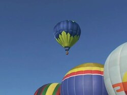 Hot Air balloons Stock Footage