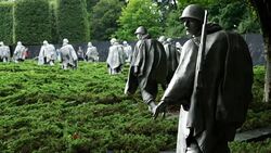 War Memorials In Washington, DC Stock Footage
