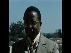 SYND 18-7-73 AN INTERVIEW WITH RHODESIAN BISHOP ABEL MUZOREWA News Clip