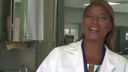 Queen Latifah and T.I. on the set of their new film, 'Trap' Instructional Video