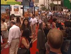 'Chicken Run' Premiere Stock Footage