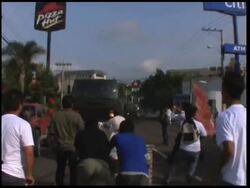 Troops at presidential palace, unrest, angry protesters News Clip