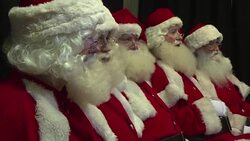 CLEAN : Santas get final marching orders at London school News Clip