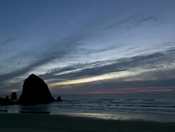 Cannon Beach Stock Footage
