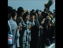 SYND 16-8-72 THE SHANGHAI DANCE TEAM VISIT TOKYO News Clip