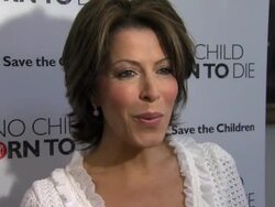 SAVE THE CHILDREN - Natasha Kaplinsky Stock Footage
