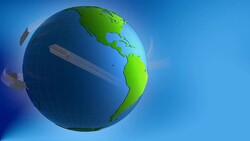 Paper planes (1080p) Stock Footage