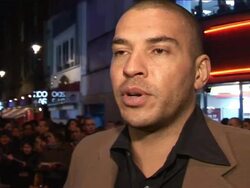 INTERVIEW: Stan Collymore on his first acting experience at the 'Basic Instinct 2: Risk Addiction' - World Premiere at London . (Footage by WireImage Video/GettyImages) Stock Footage