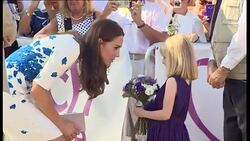 Prince William and Duchess of Cambridge Visit Keech Hospice Care In Luton News Clip