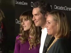 Lake Bell and Cameron Silver at the Decades Denim Launch Party at Beverly Hills CA. (Footage by WireImage Video/GettyImages) Stock Footage