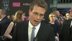 John Green, Shailene Woodley, Ansel Elgort walk blue carpet for NY premiere News Clip