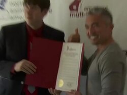 EVENT CAPSULE CLEAN: North Shore Animal League Pet Adoptathon Weekend 2010 with Cesar Millan, Port Washington, NY, United States, 05/01/2010 Stock Footage