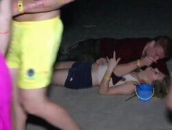 Full Moon Party -  Ko Phangan, Thailand Stock Footage