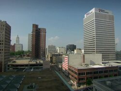 WS View of cityscape / Memphis, Tennessee, United States Stock Footage