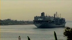 Iran navy ships return through Suez Canal News Clip