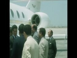 SYND 9 7 71LIBYAN DEPUTY PREMIER ABDUL SALAM JALLOUD IN MALTA News Clip