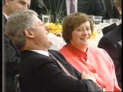 CANADA: PRESIDENT CLINTON SIGNS AIRWAYS AGREEMENT News Clip