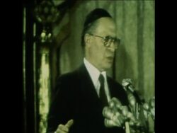 SYND 10 11 78 ISRAELI PRIME MINISTER ADDRESSES MEETING OF CANADIAN JEWS ON EGYPTIAN PEACE TREATY News Clip