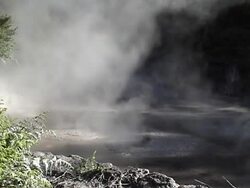 Hot Mud Lake Stock Footage