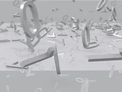 Digital Code Falling HD Stock Footage