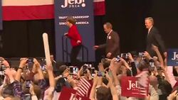 CLEAN : President George W Bush joins Jeb on campaign trail News Clip