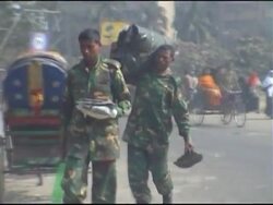 Morning scenes after State of Emergency declared as president steps down Instructional Video