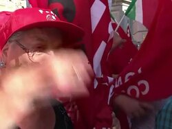 VOICED: Huelga y protestas contra austeridad en Italia News Clip