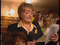 UK: ELTON: SUPPORTERS OF LOUISE WOODWARD CHEER NEW VERDICT News Clip