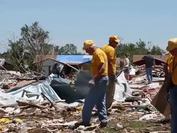 Series Of Tornadoes Rips Through Oklahoma City Area Stock Footage
