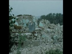 SYND 14/04/72 EARTHQUAKE AFTERMATH SCENES News Clip