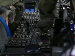 Helicopter Pilots Stock Footage