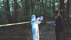 Crime scene investigation Stock Footage