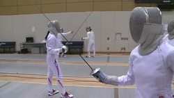 CLEAN : Olympics: Schoolgirl fencers dream begins with a sponge sword News Clip