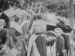 East Prussian civilians during WWI Stock Footage