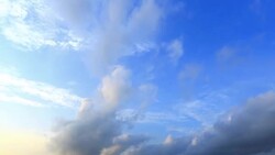 Timelapse of Moving clouds Stock Footage
