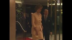 Princess Diana at Hilton Hotel News Clip