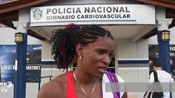 VOICED : Mujer policia buscara medalla olimpica en boxeo para Panama News Clip