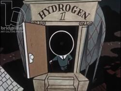 A is for Atom part 2 - 1952 Cold War-era cartoon about atomic energy Stock Footage
