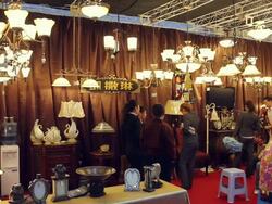 WS Modern light fixture hanging in lighting store/xian,shaanxi,China Stock Footage