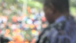 Raila Odinga sat on stage News Clip