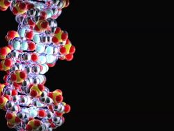 Vitamin D molecule Stock Footage