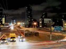 Rush Hour Traffic Queensboro 59th Street Bridge Stock Footage